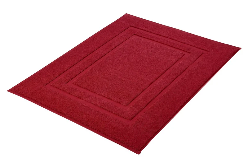 Frottiervorleger PLAZA Rot 60 x 80 cm