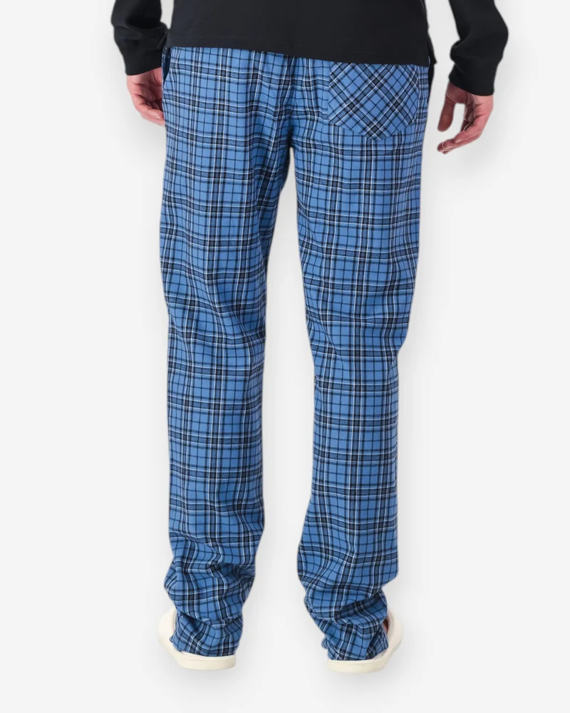 Men's Flannel Trousers - Camden Blue