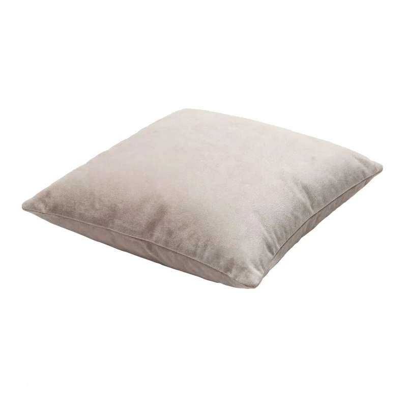 Dekokissen Uni Hellgrau 45x45 cm mit Füllung | OEKO-TEX®
