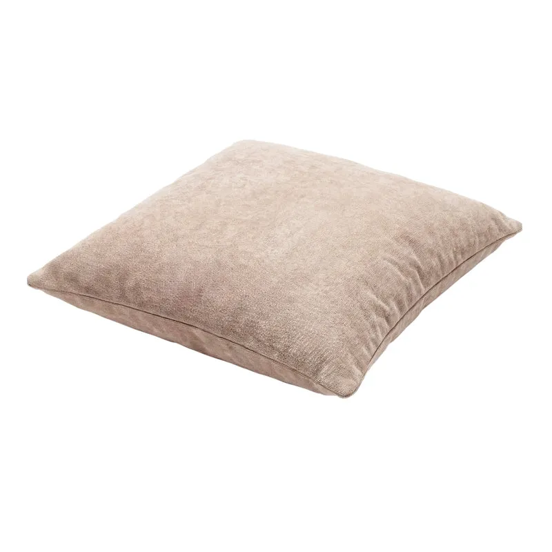 Dekokissen Uni Cappuccino 45x45 cm mit Füllung | OEKO-TEX®