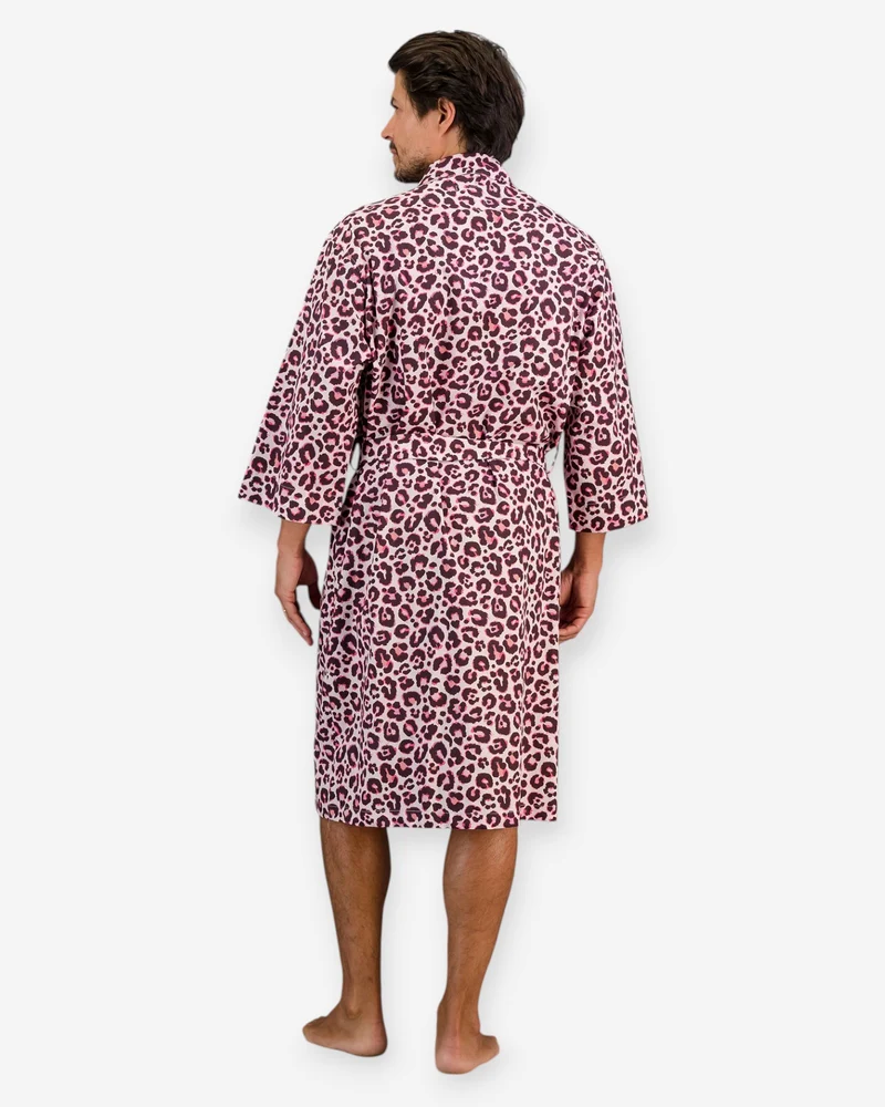 Kimono - Leopard Pink