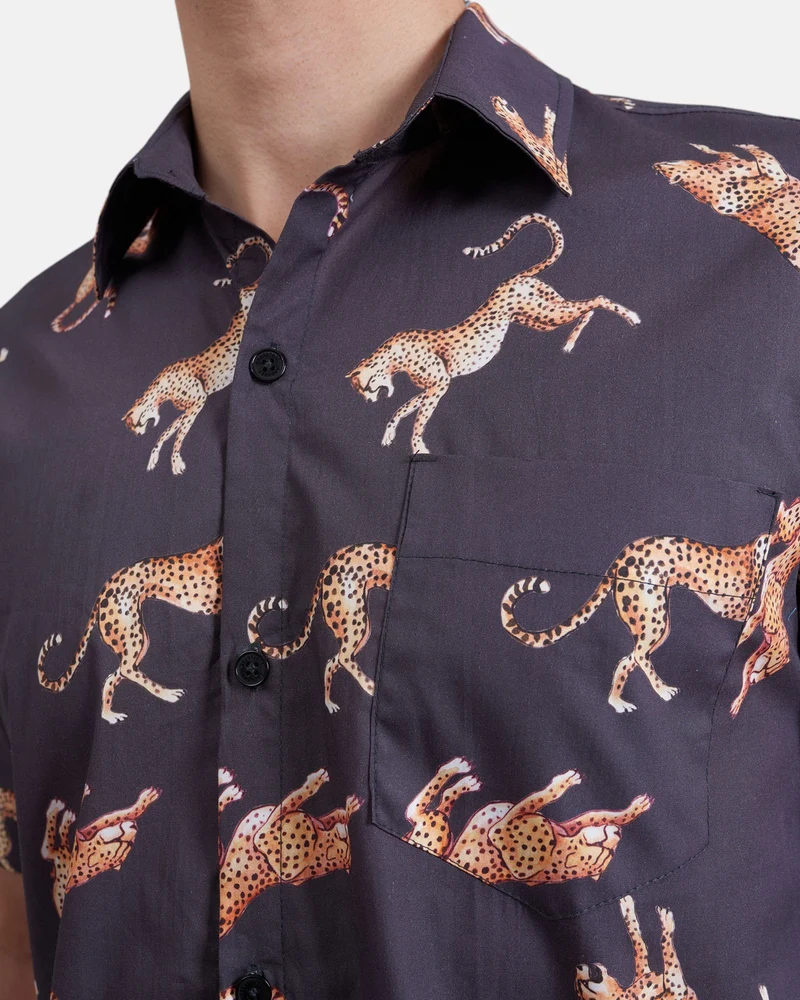 Men's Summer Shirt – Jumping Cheetah