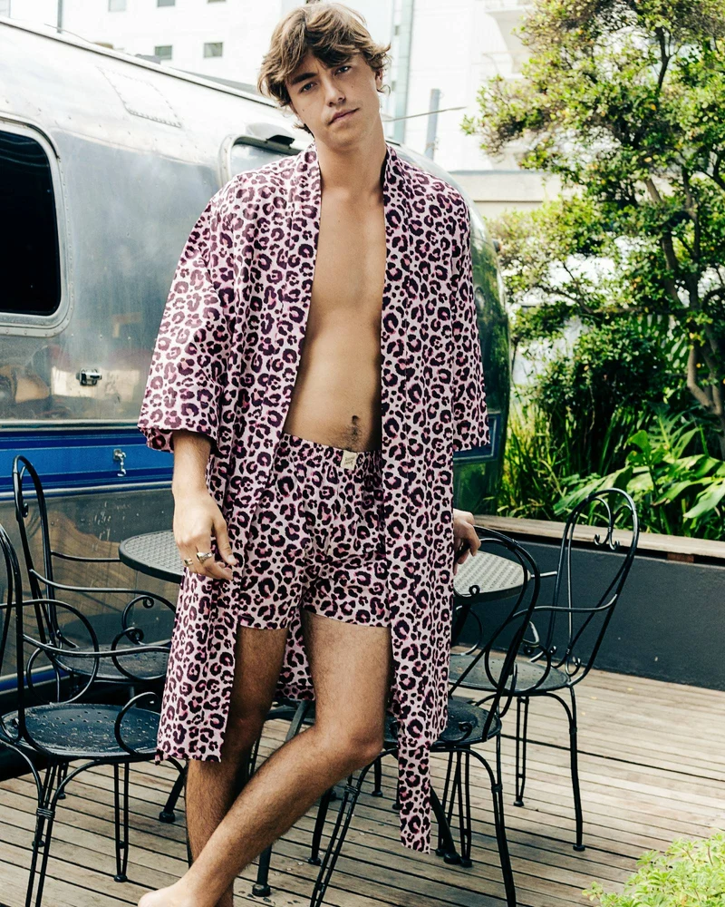 Men's Boxer Shorts – Leopard Pink