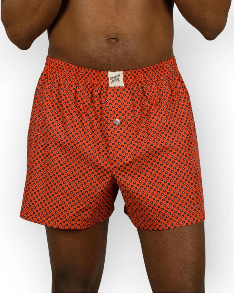 Men's Boxer Shorts – Poppy Red