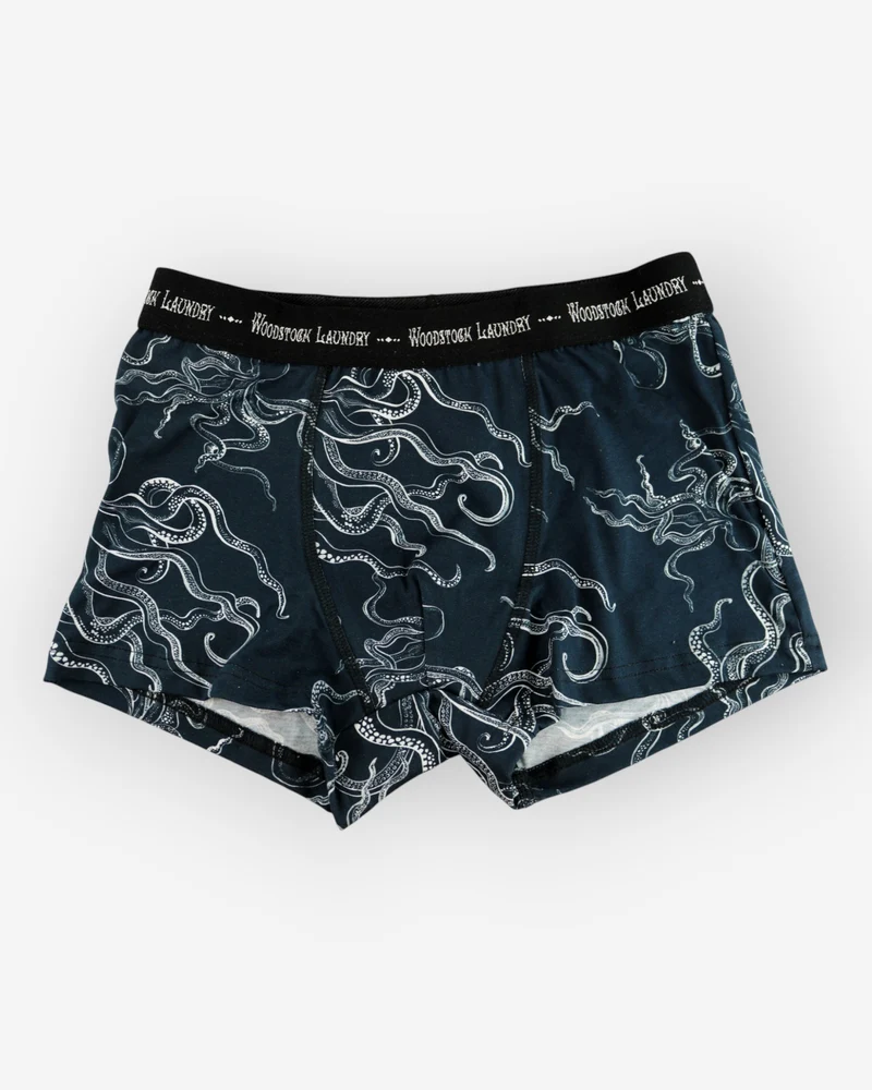 Men's Boxer Briefs – Octopus Black