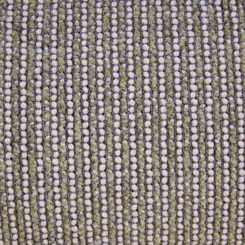 Housse de coussin TEORA vert et ivoire