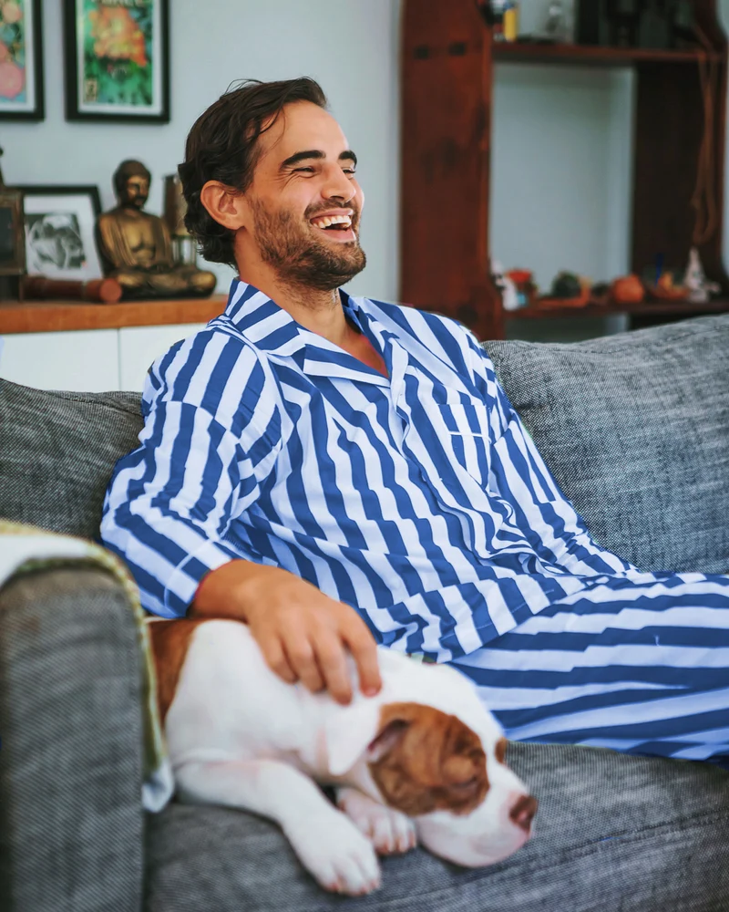 Men’s Pyjamas – Beach Stripe