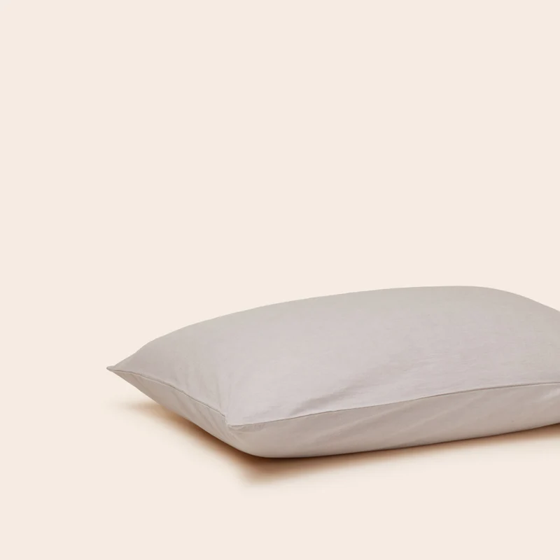 Lot de 2 taies d'oreiller LIAM beige