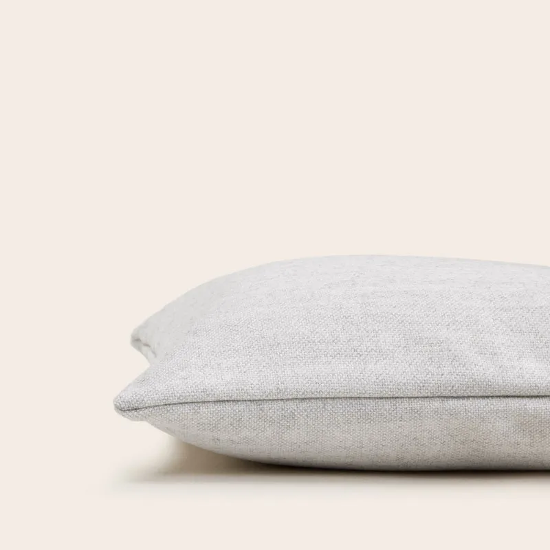 Housse de coussin MARCELO ivoire grisé