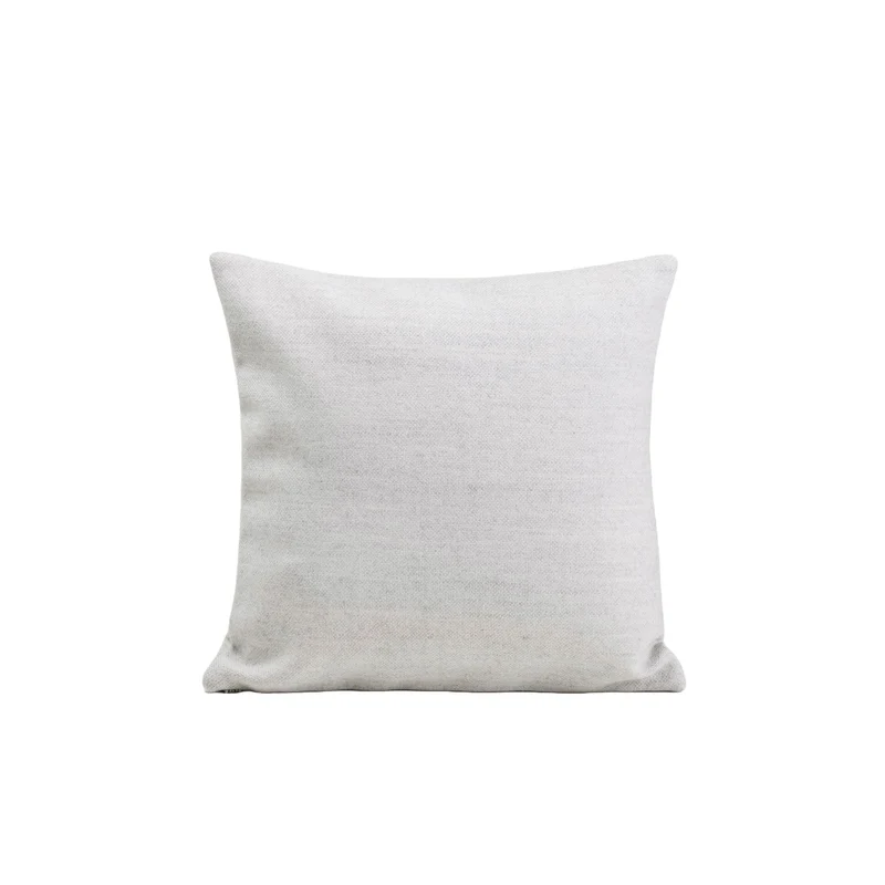 Housse de coussin MARCELO ivoire grisé