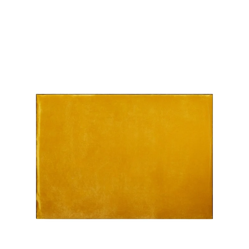 Housse de tête de lit DARIO ocre et bourdon noir