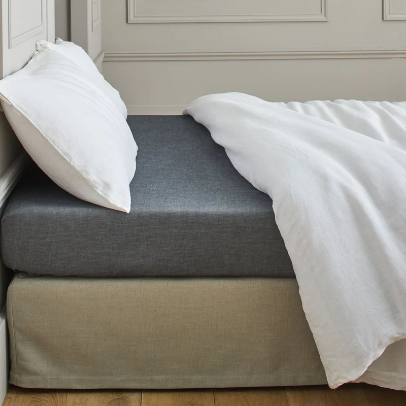 Drap Housse LIAM gris anthracite