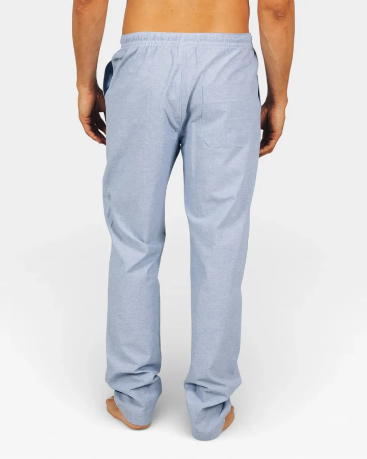 Men's Pyjama Bottoms - Denim Light Blue