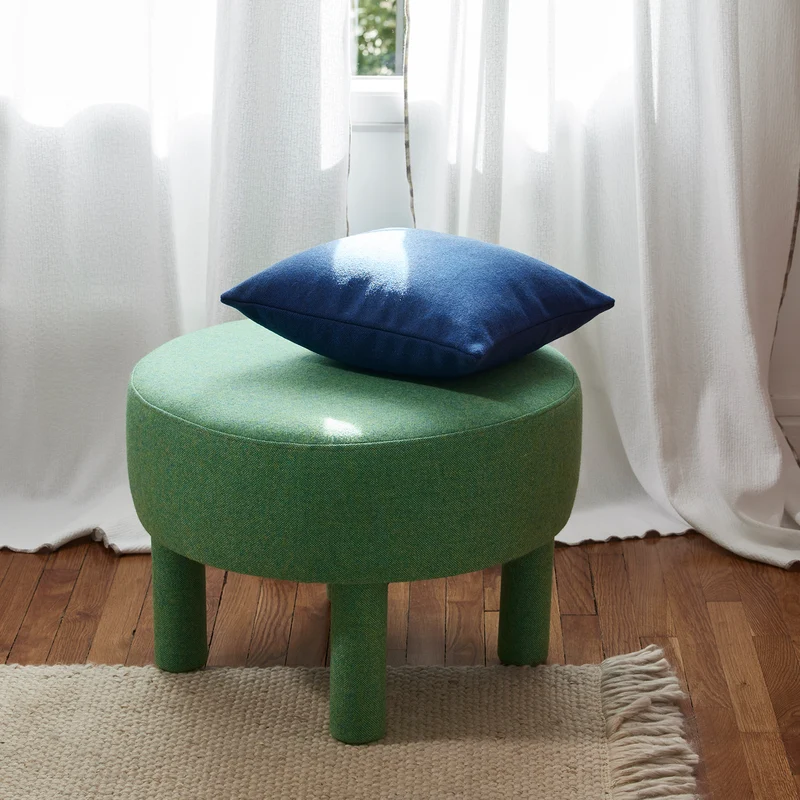 Housse de coussin MARCELO bleu outremer