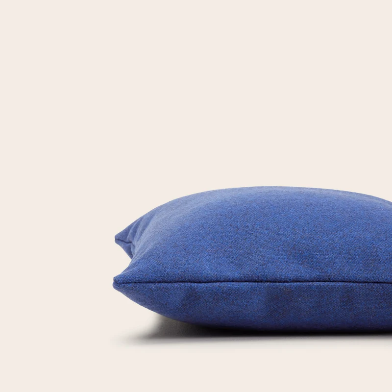 Housse de coussin MARCELO bleu outremer