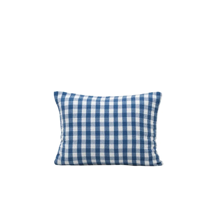 Housse de coussin JEANIE bleu orage