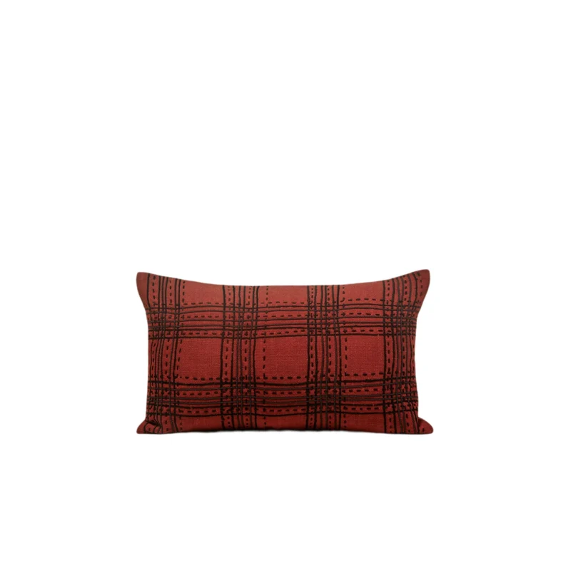 Housse de coussin KENETH sangria