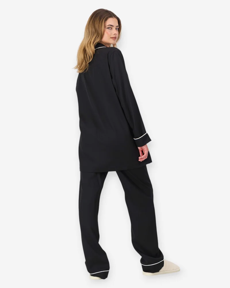 Women's Pyjamas – Black Tencel