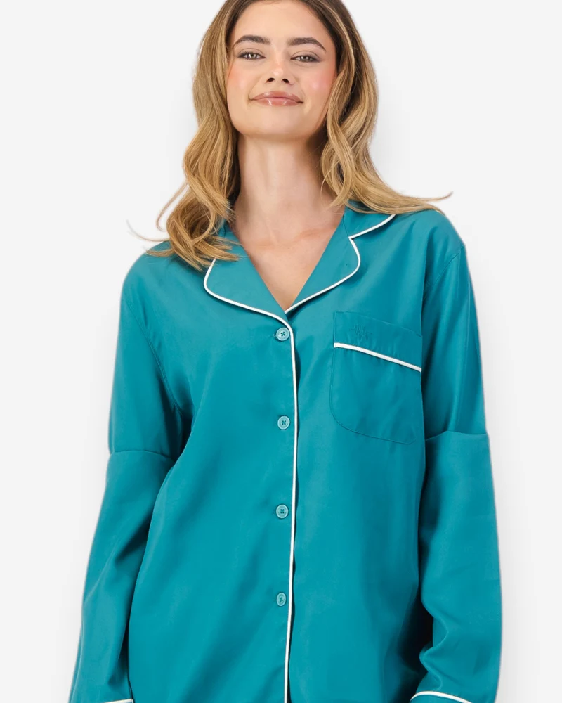 Women's Pyjamas – Teal Tencel