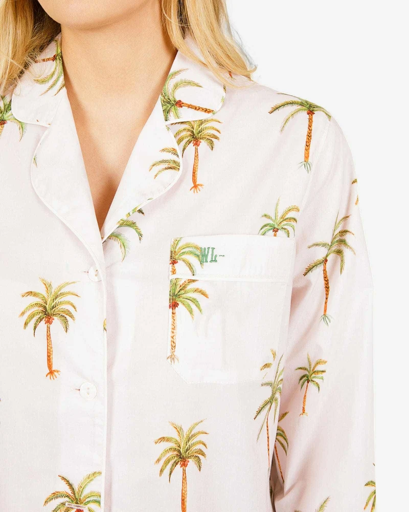 Beige Matching PJs - Palm Beach