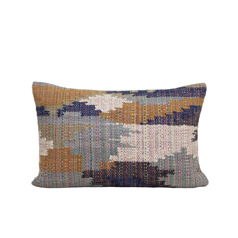 Housse de coussin MARVIN camouflage bleuté