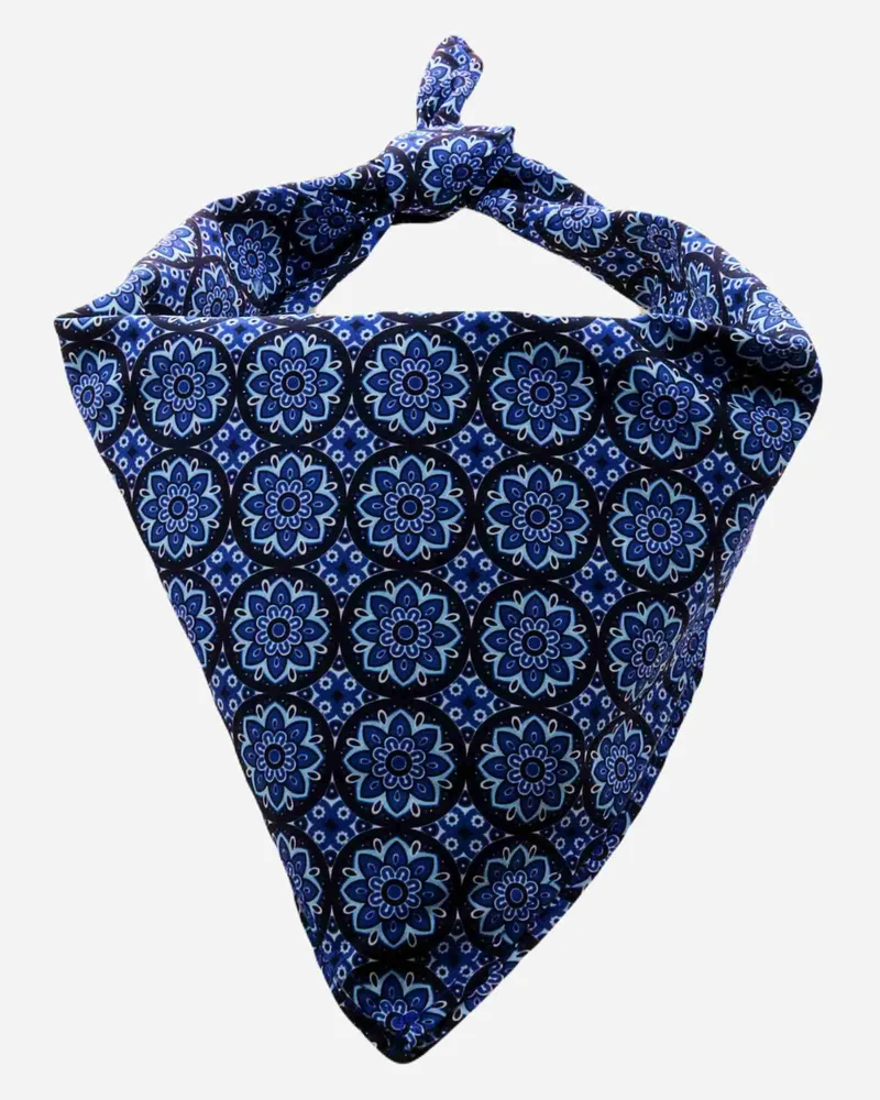 Blue Bandana - Indigo Floral