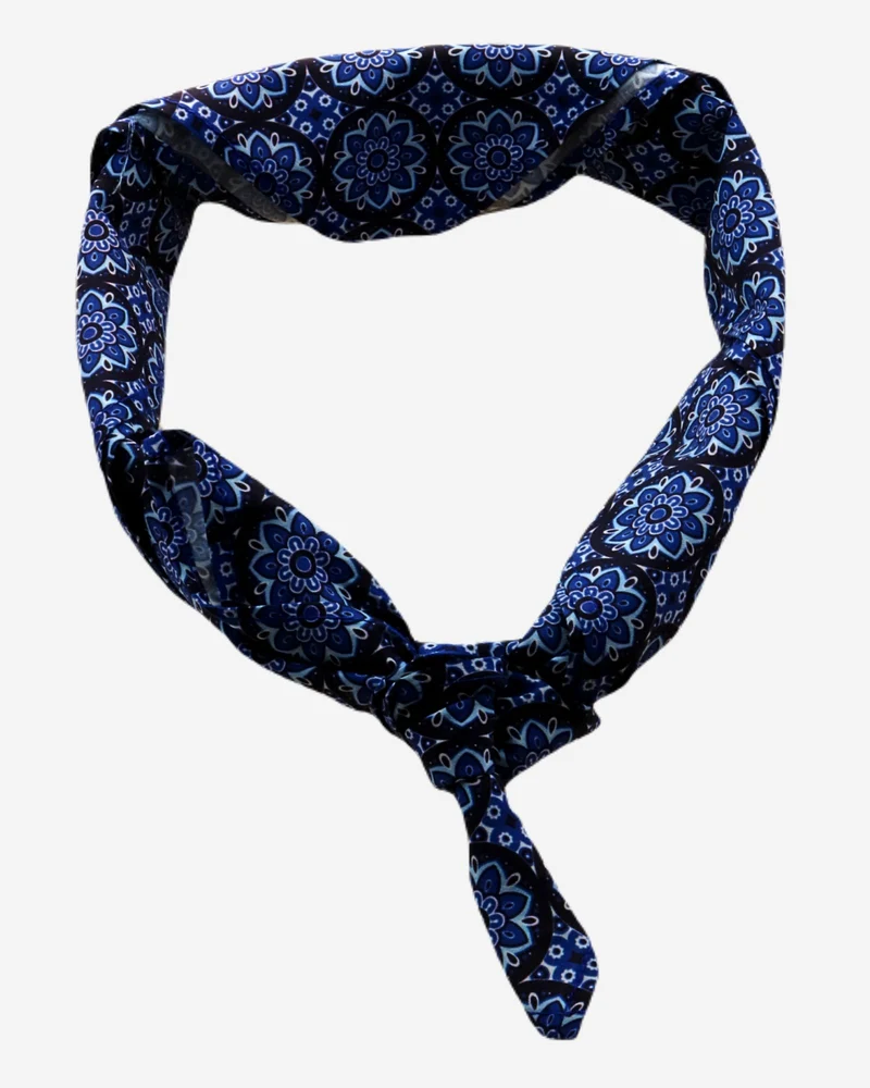 Blue Bandana - Indigo Floral