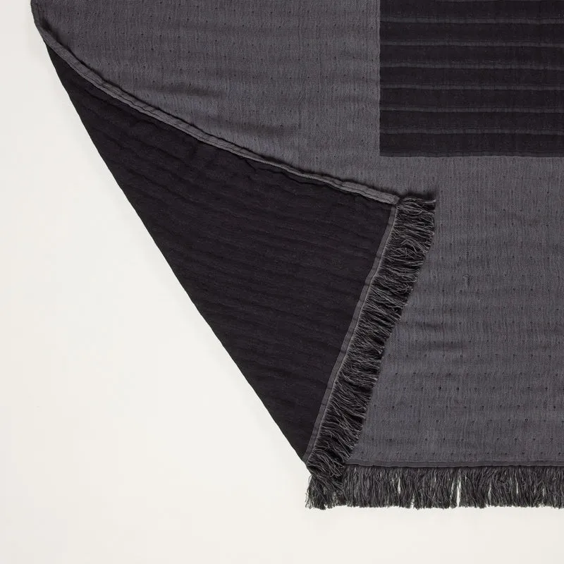 Plaid CHARLY noir graphite