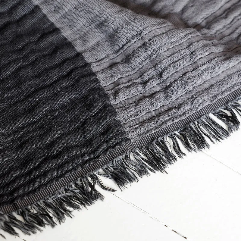 Plaid CHARLY noir graphite