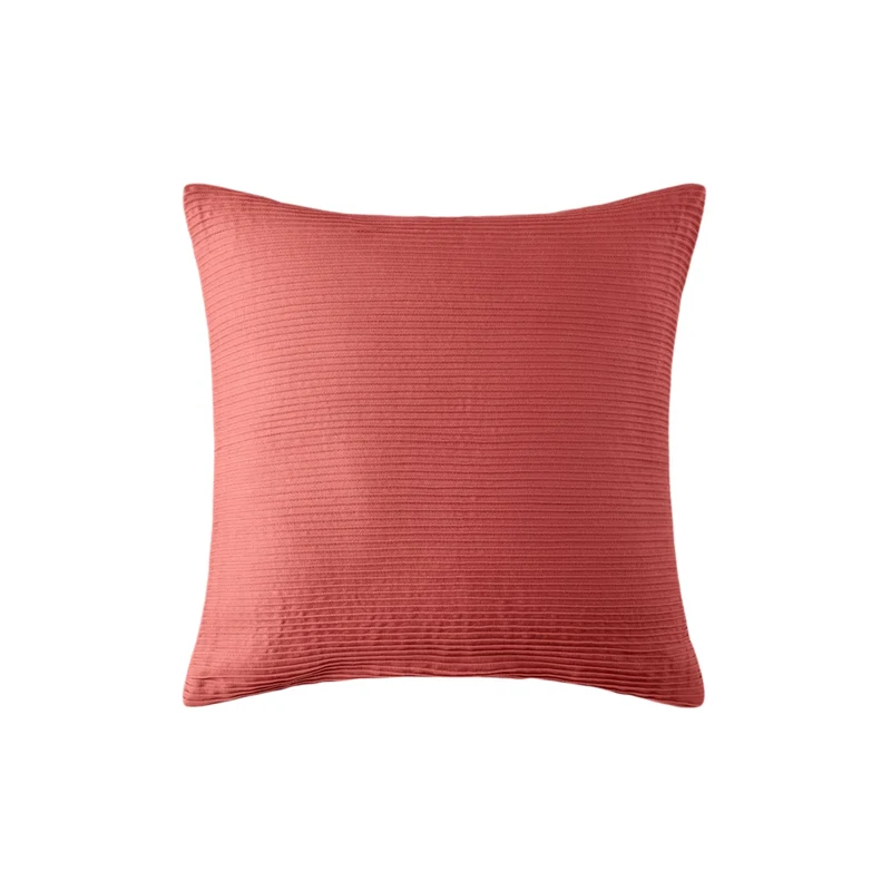Housse de coussin ONDINE framboise