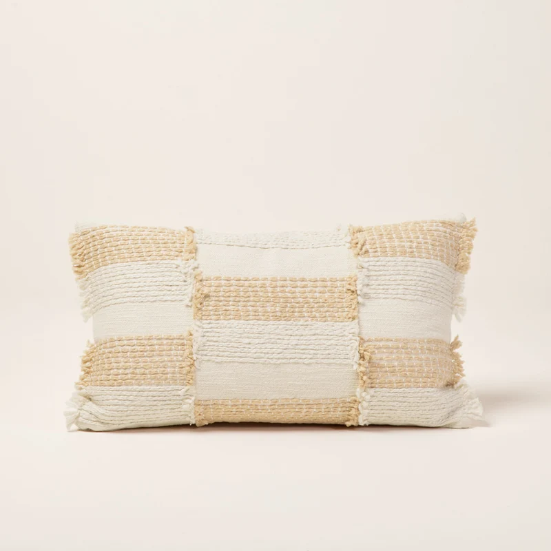 Housse de coussin SILAS naturel
