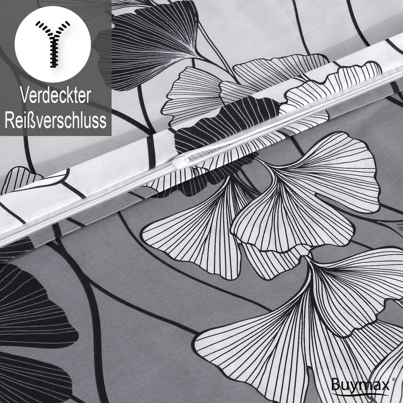 Renforcé Bettwäsche "Cornelia", 100% Baumwolle, Reißverschluss, 80x80 cm Kissenbezug