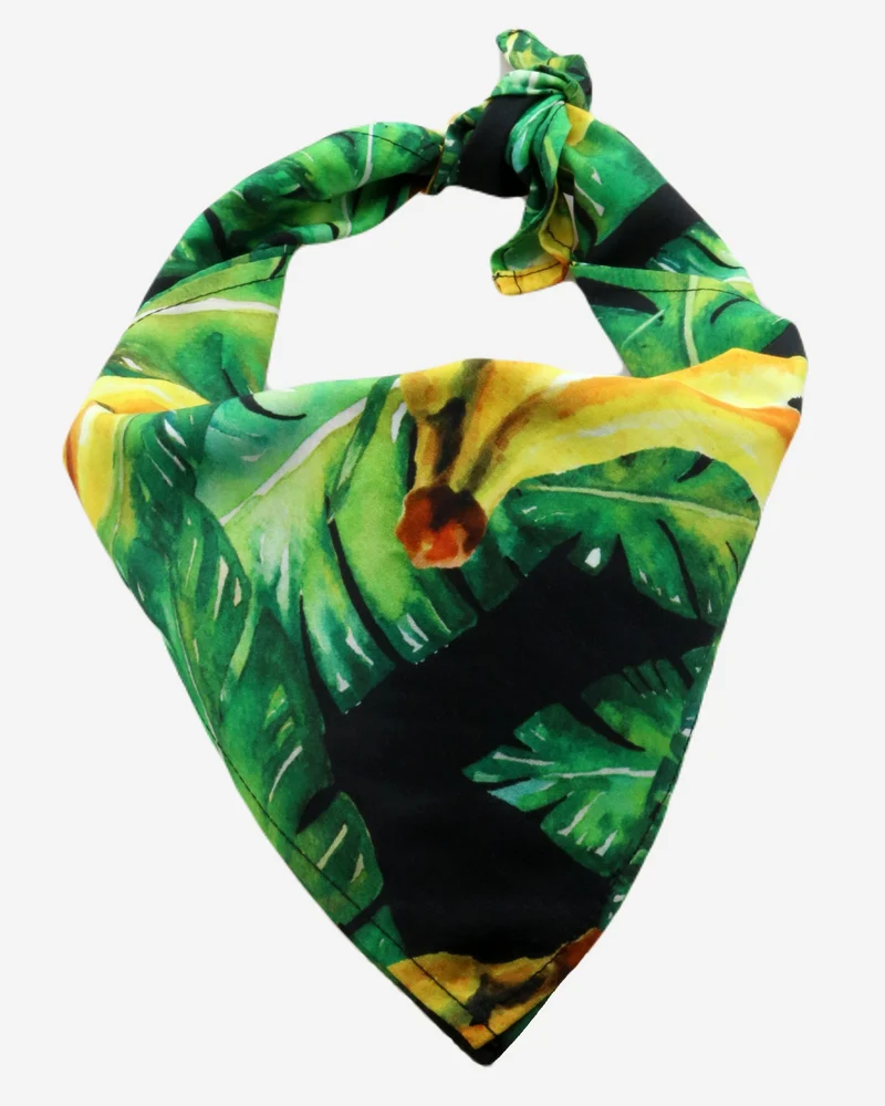 Jungle Bandana - Bananas On Leaves