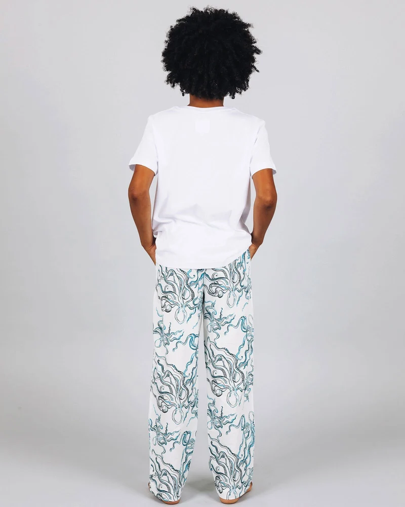 Kids' Lounge Pants & Pyjama Bottoms - Octopus Indigo