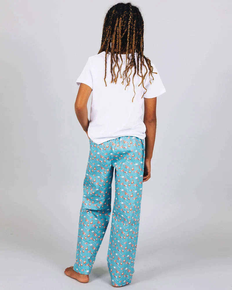 Kids' Lounge Pants & Pyjama Bottoms - Flamingo Blue