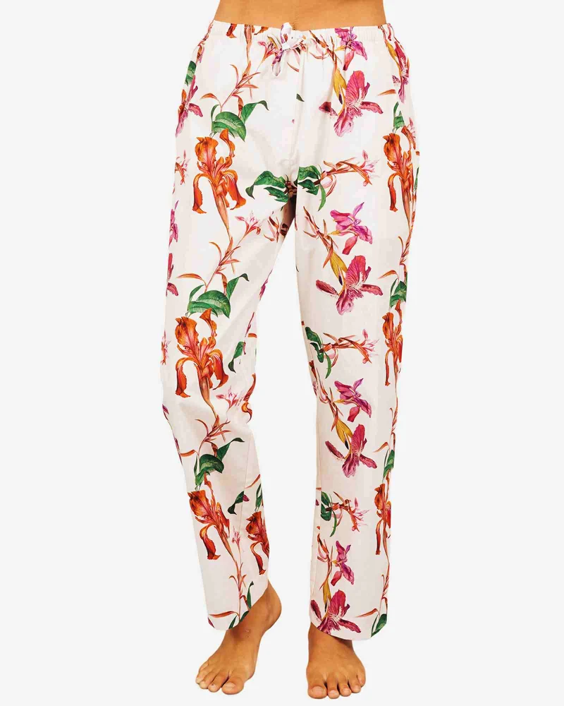WOMEN'S LOUNGE PANTS - IRIS WHITE