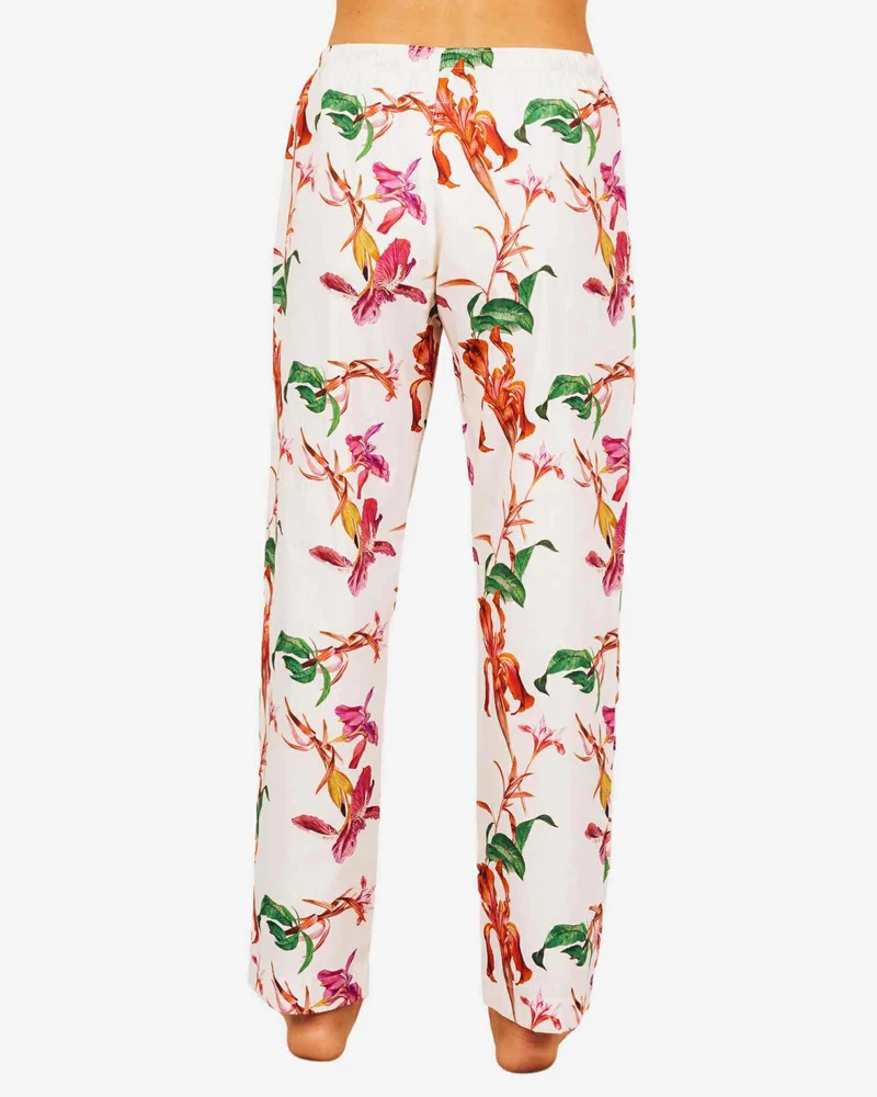 WOMEN'S LOUNGE PANTS - IRIS WHITE