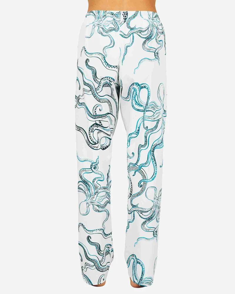 Women's Lounge Pants – Octopus Indigo