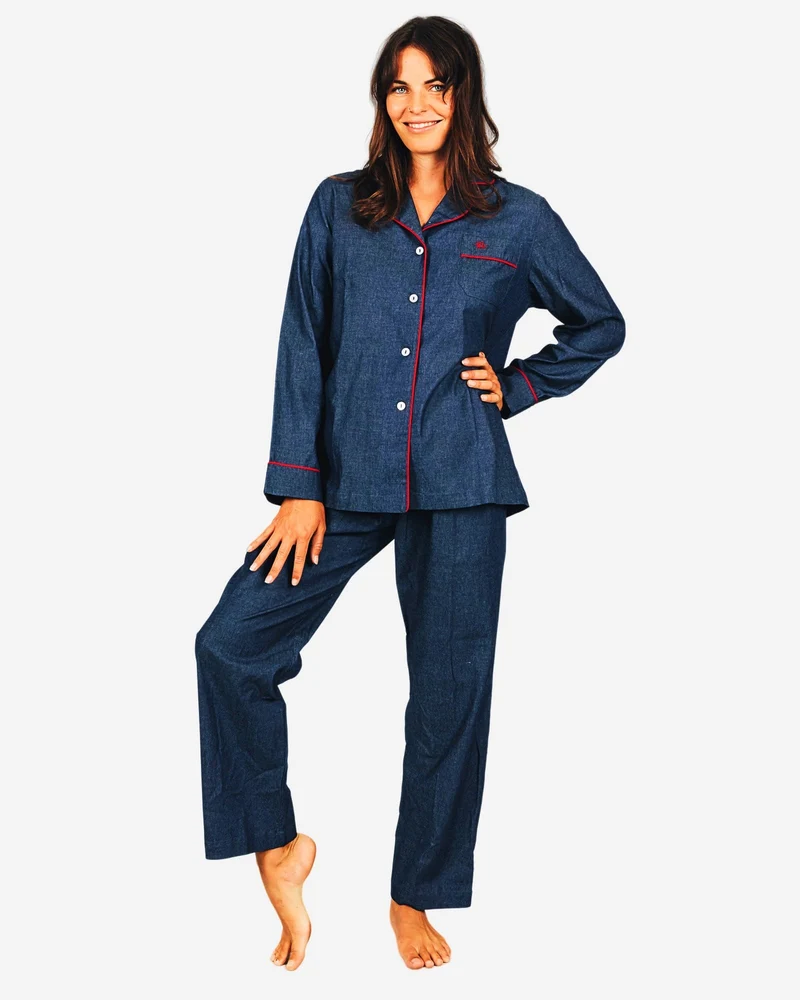 Women's Pyjamas – Denim Dark Blue