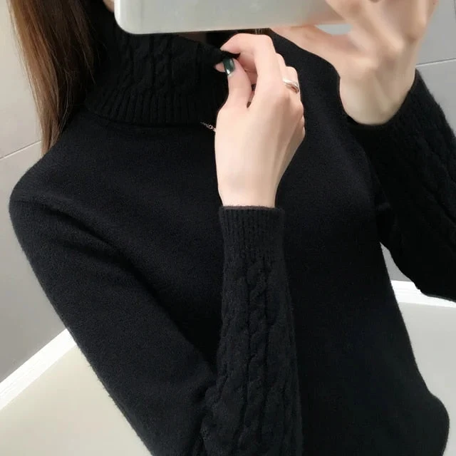 Caroline | Damen-Rollkragenpullover