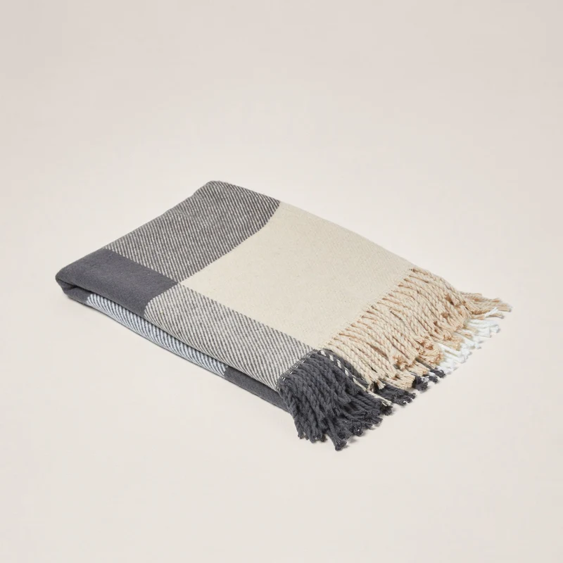 Plaid LIVIA anthracite