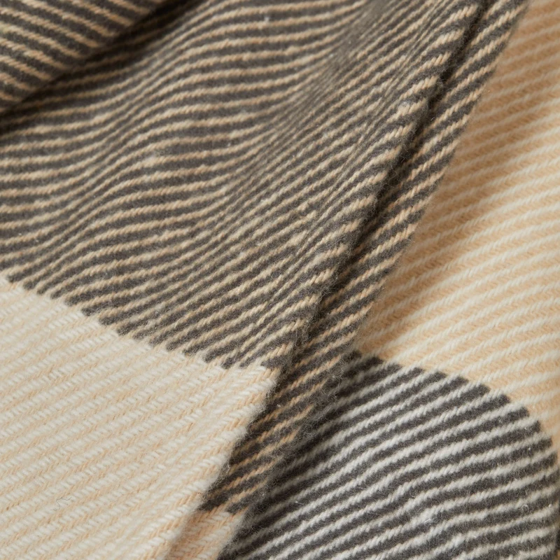 Plaid LIVIA anthracite