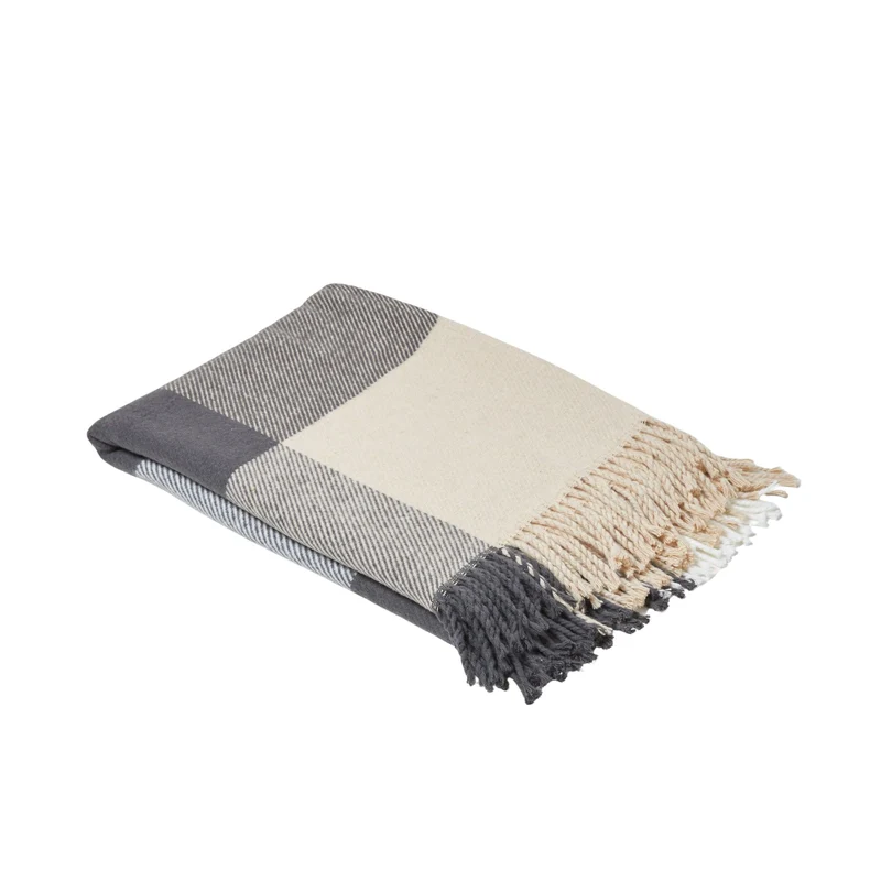 Plaid LIVIA anthracite