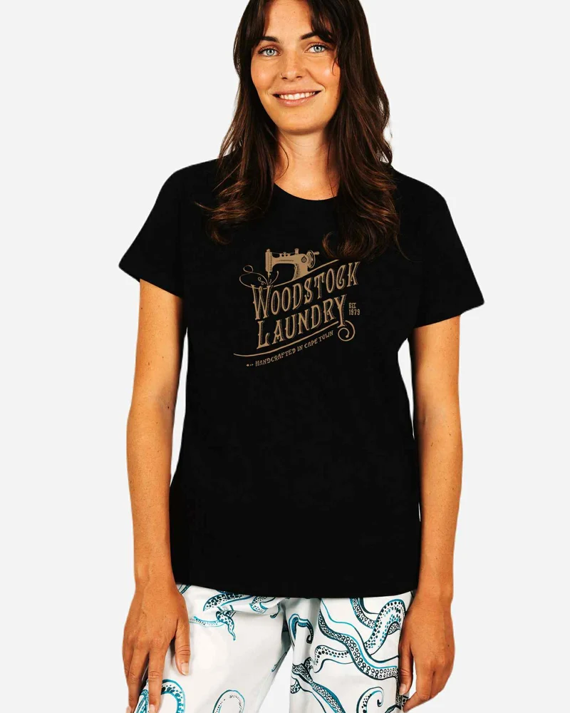 Women's T-Shirt - Logo On Black