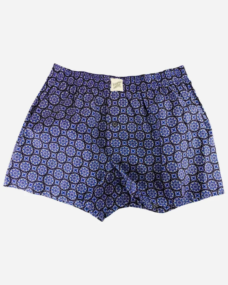 Men's Boxer Shorts – Indigo Floral