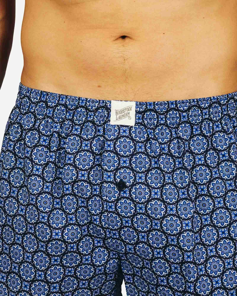 Men's Boxer Shorts – Indigo Floral