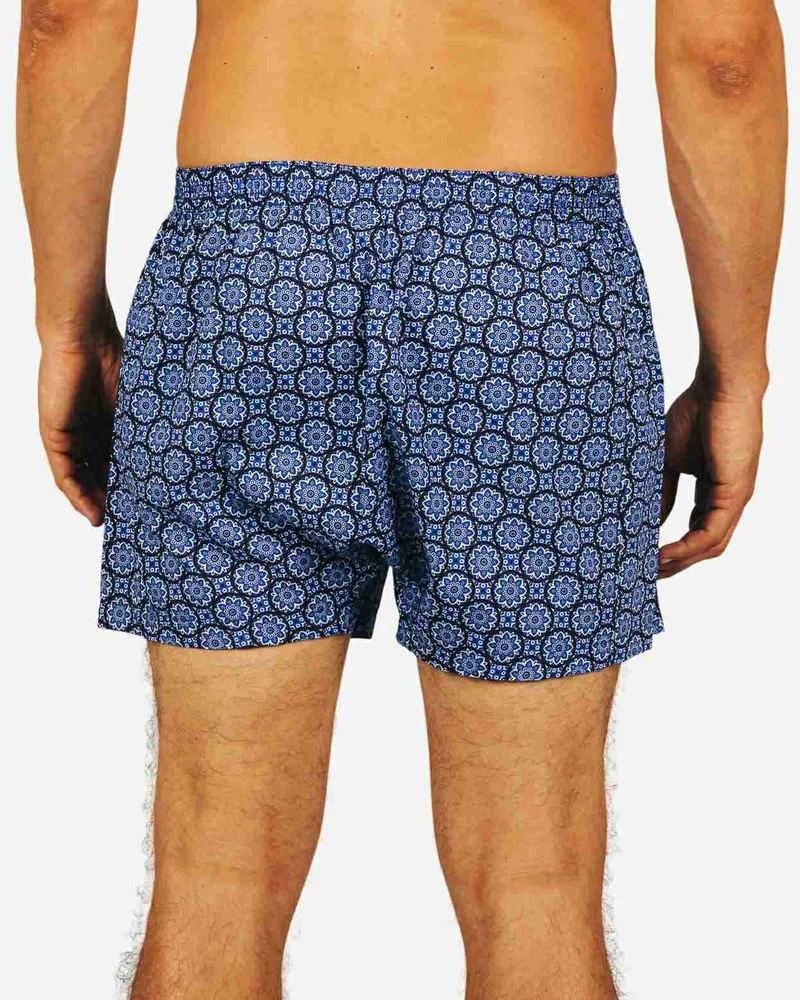 Men's Boxer Shorts – Indigo Floral