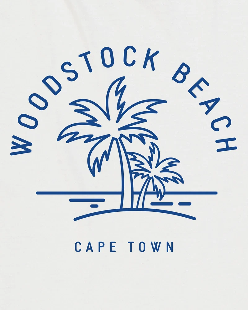 Kid's Long Sleeve T-Shirt - Woodstock Beach