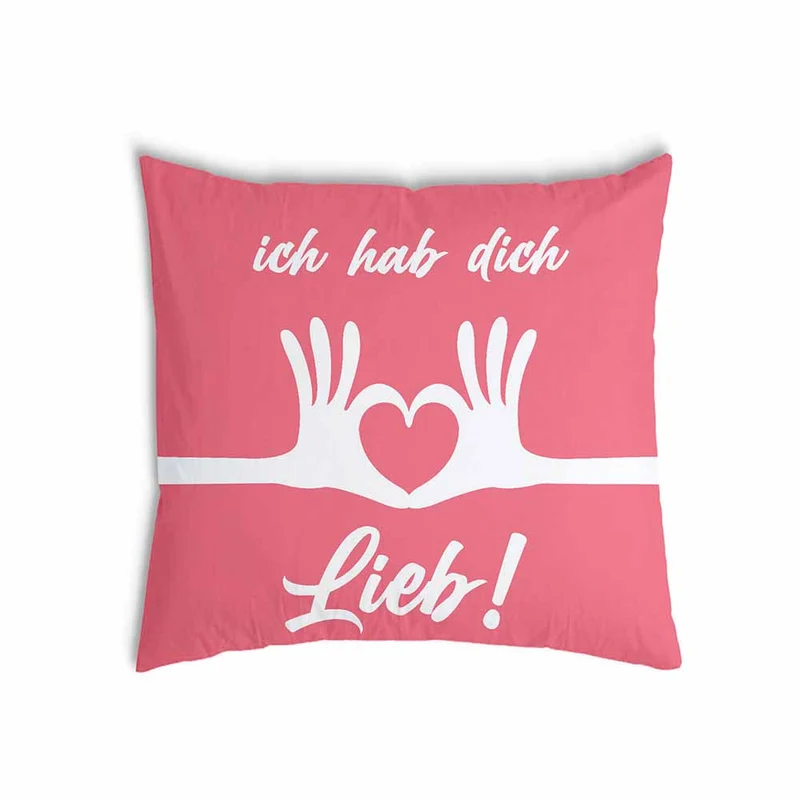 Gesundheitskissen Pink Ich hab dich lieb