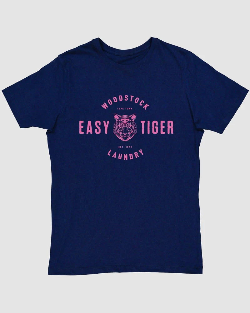 KIDS TEES T-SHIRT - EASY TIGER PINK
